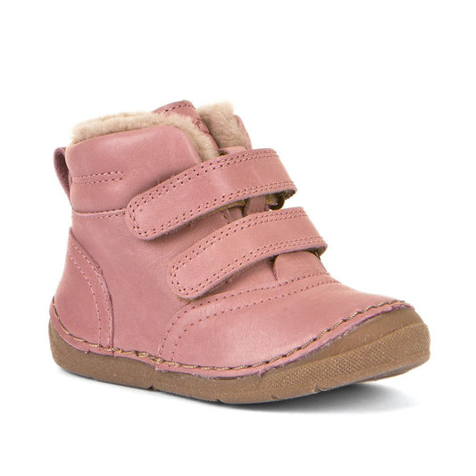 Froddo Toddler and Kids Winter Leather Ankle Boot | Pink
