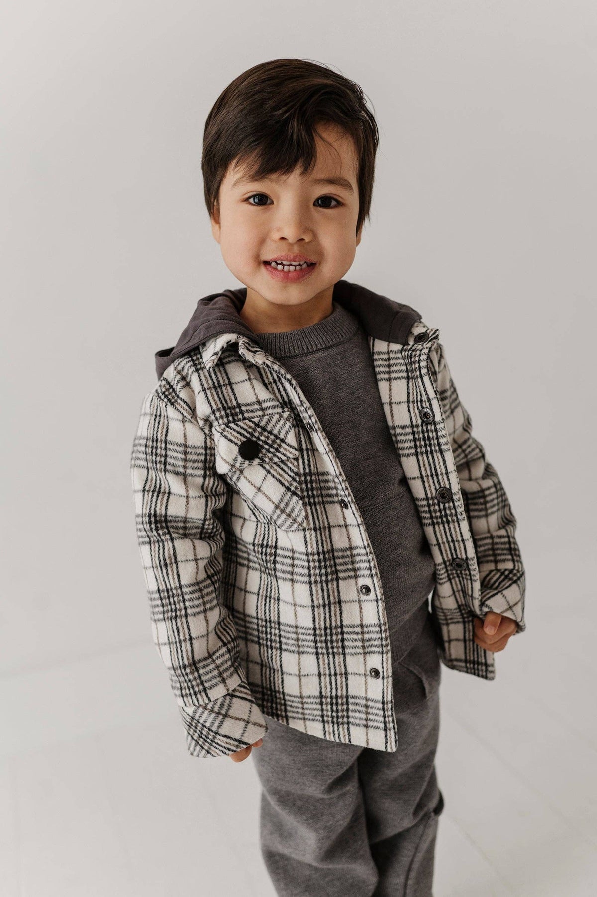 Babysprouts Kid's Hooded Shacket