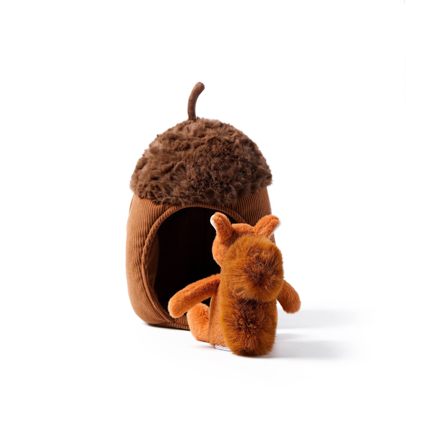 McHugs Oak Squirrel House Scene Weighted Plush Animal 7"