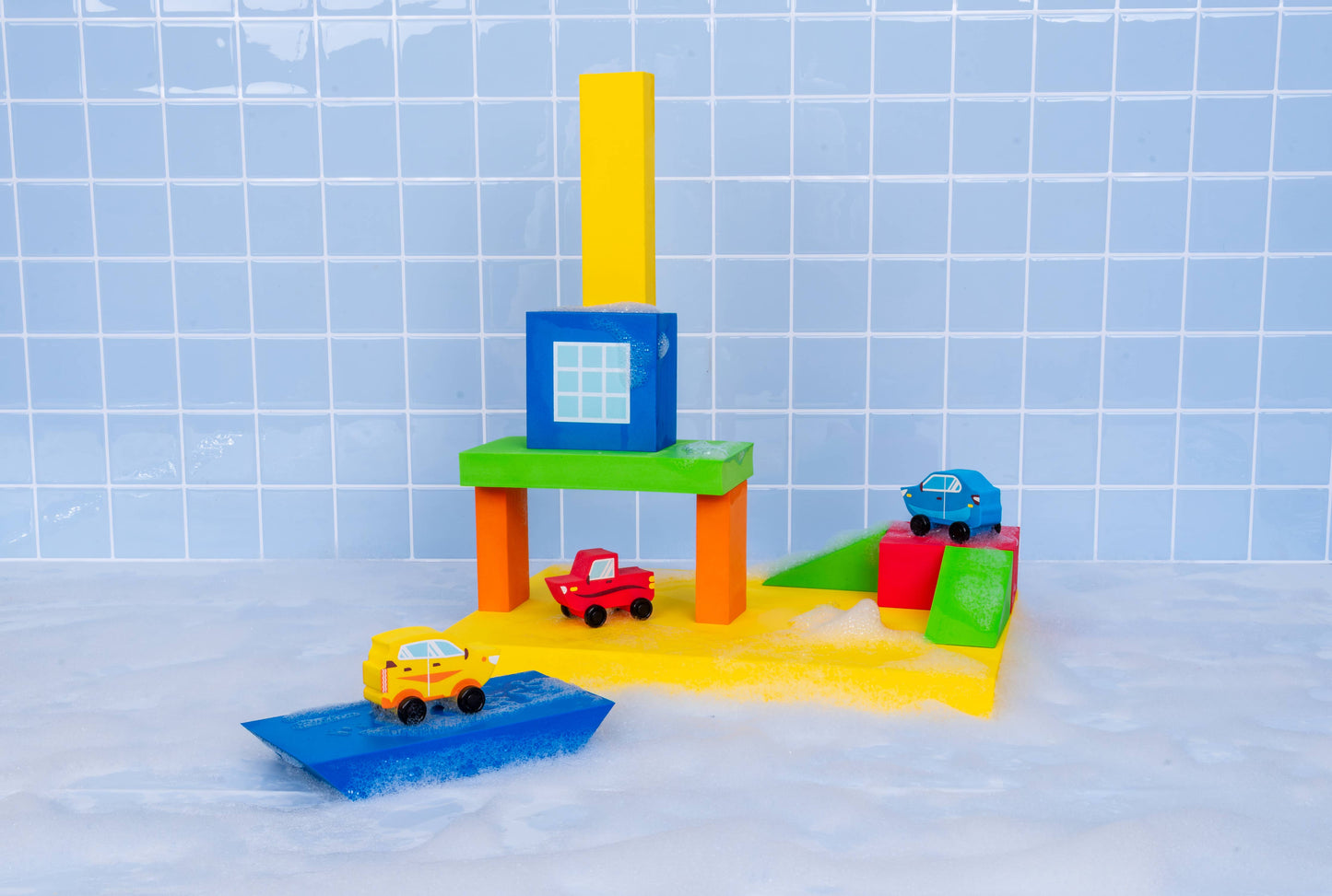 BathBlocks Floating Cars Set