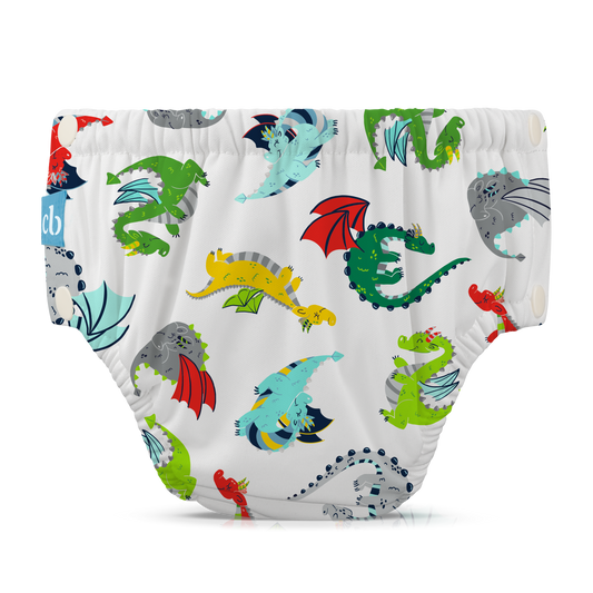 Reusable Swim Diaper Snaps - Mr Dragon