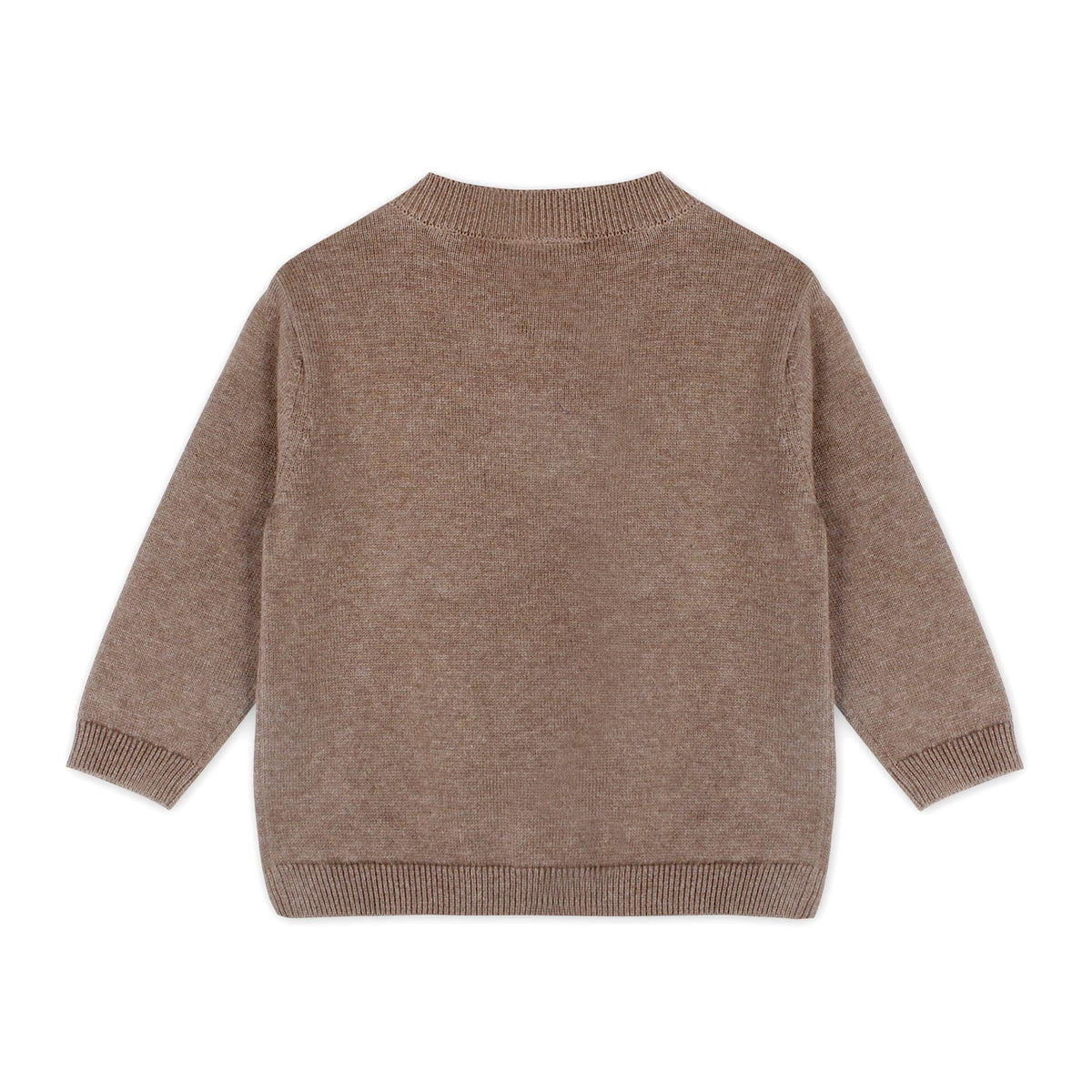 Sheep Jacquard Knit Baby Pullover & Pant SET Organic Cotton