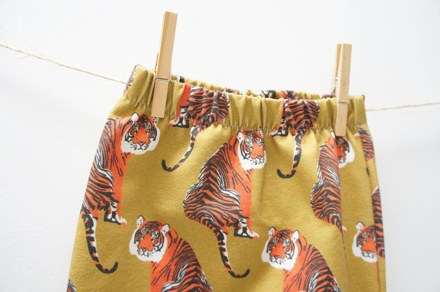 Joggers - Baby/toddler/kids Pants - Tigers On Ochre