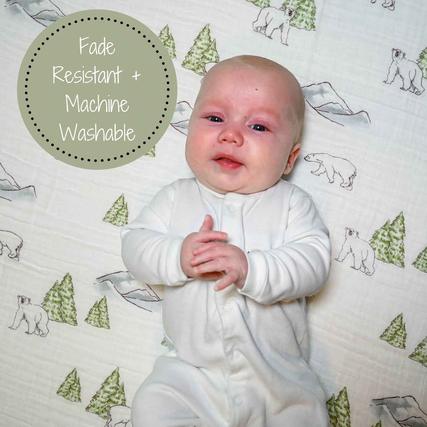 Chill Out Baby Muslin Swaddle Blanket