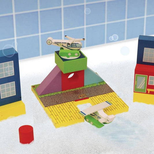 BathBlocks Floating Airport Set in Gift Box