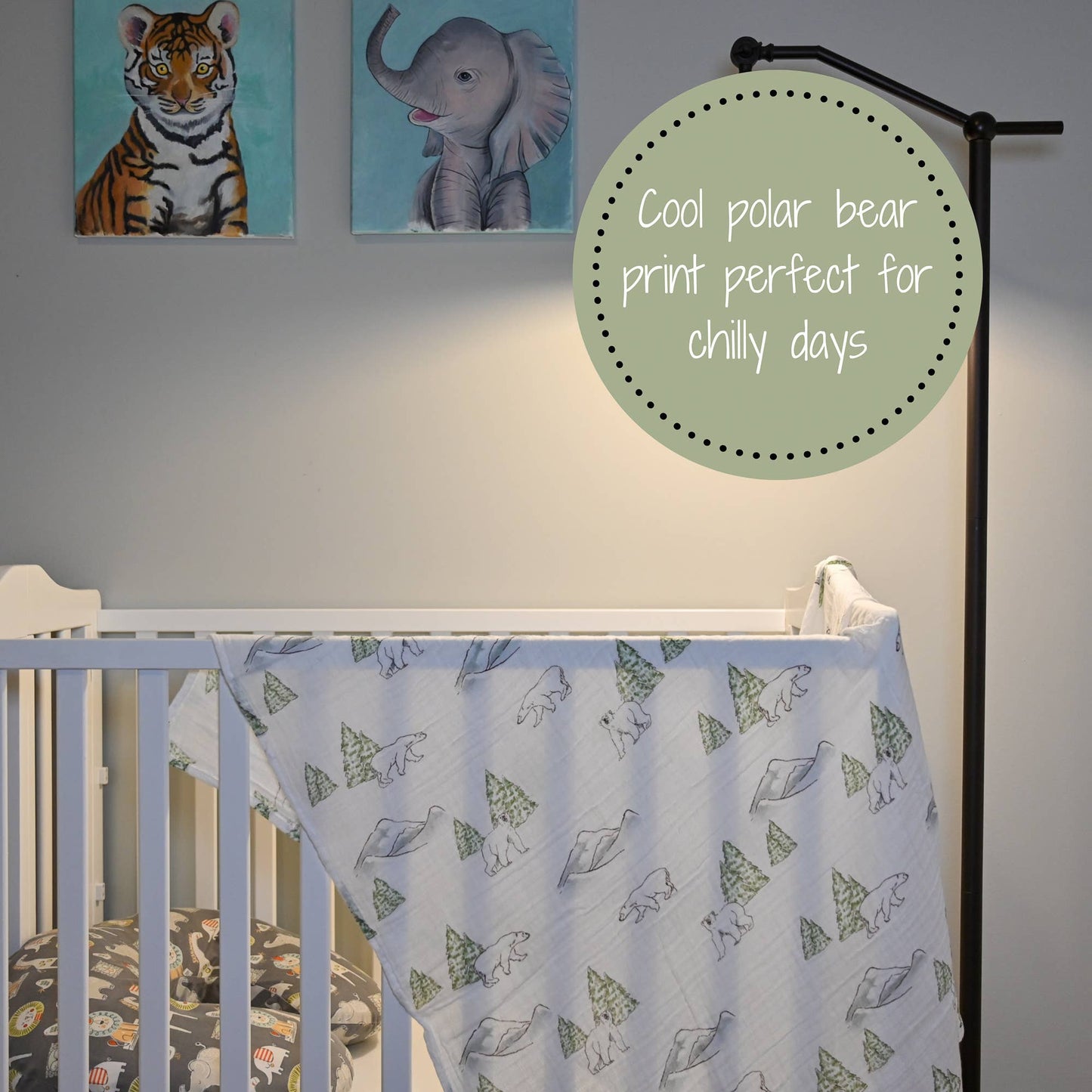 Chill Out Baby Muslin Swaddle Blanket