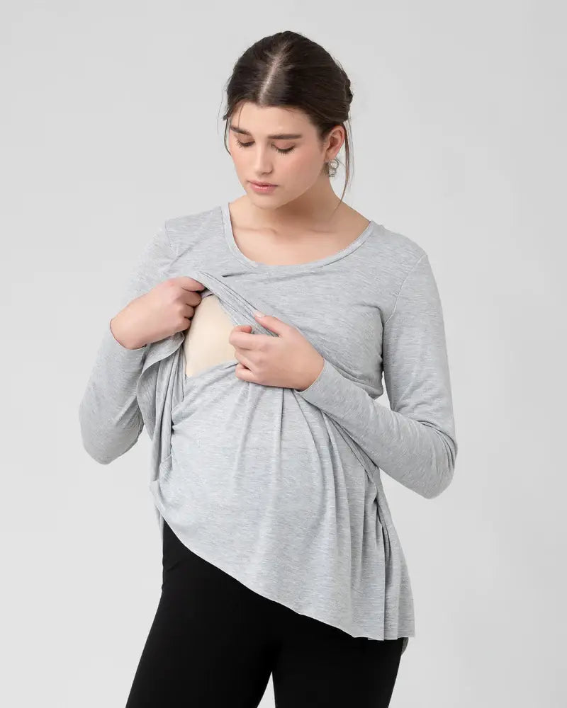 Raw Edge Nursing Top