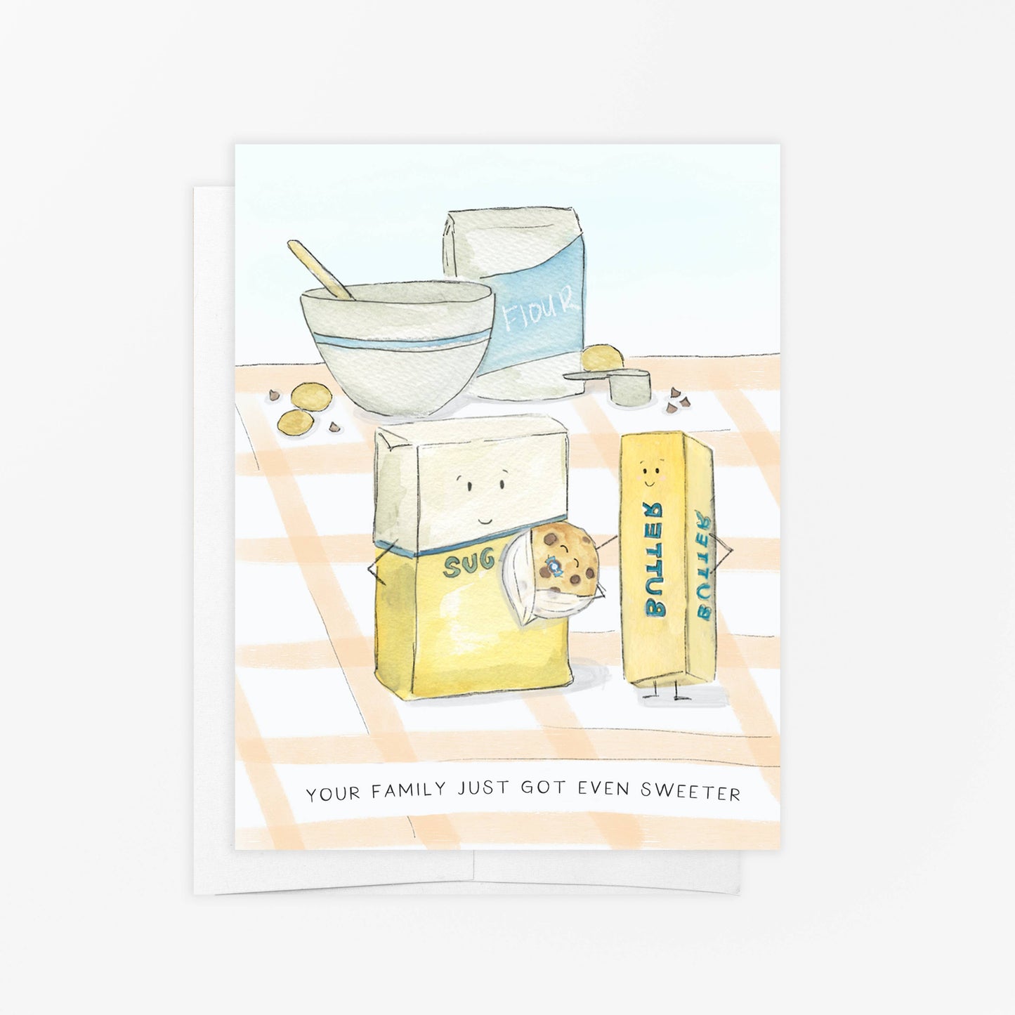 Greeting Card  - Sweet Addition - Baby Card