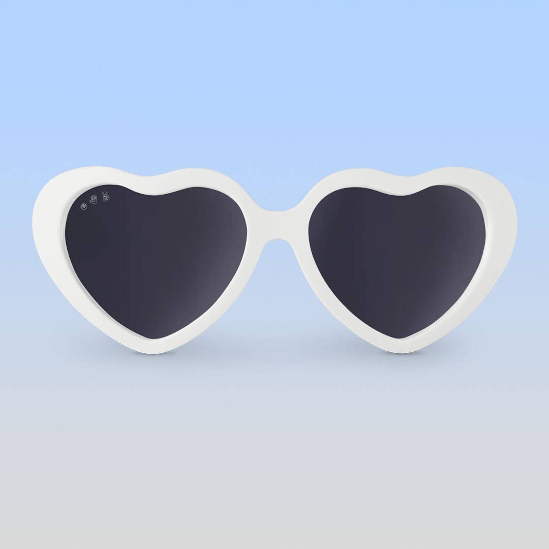 Heart Sunglasses | White