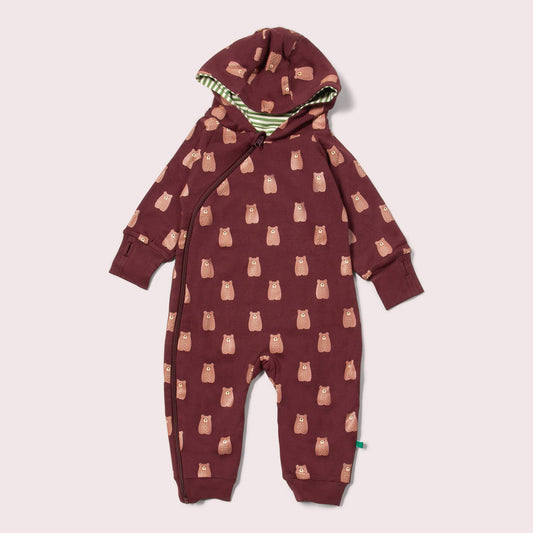 Brown Bears Hooded Snug Suit