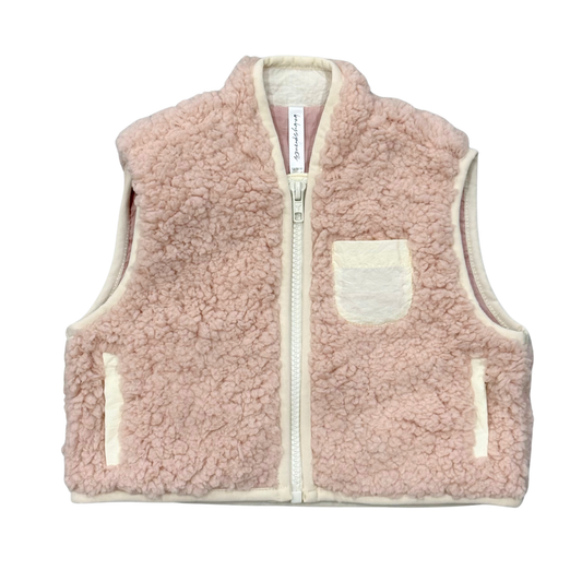Babysprouts Sherpa Zipper Vest