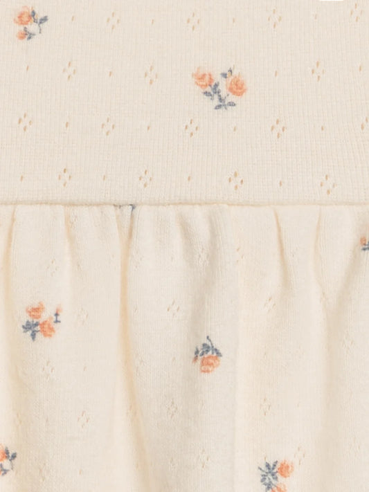 Soleil Pointelle Bodysuit Dress - Maris Floral / Ivory + Sea