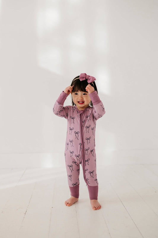 Long Sleeve Zip Romper Bamboo Baby/Kids Clothing Fall 2025