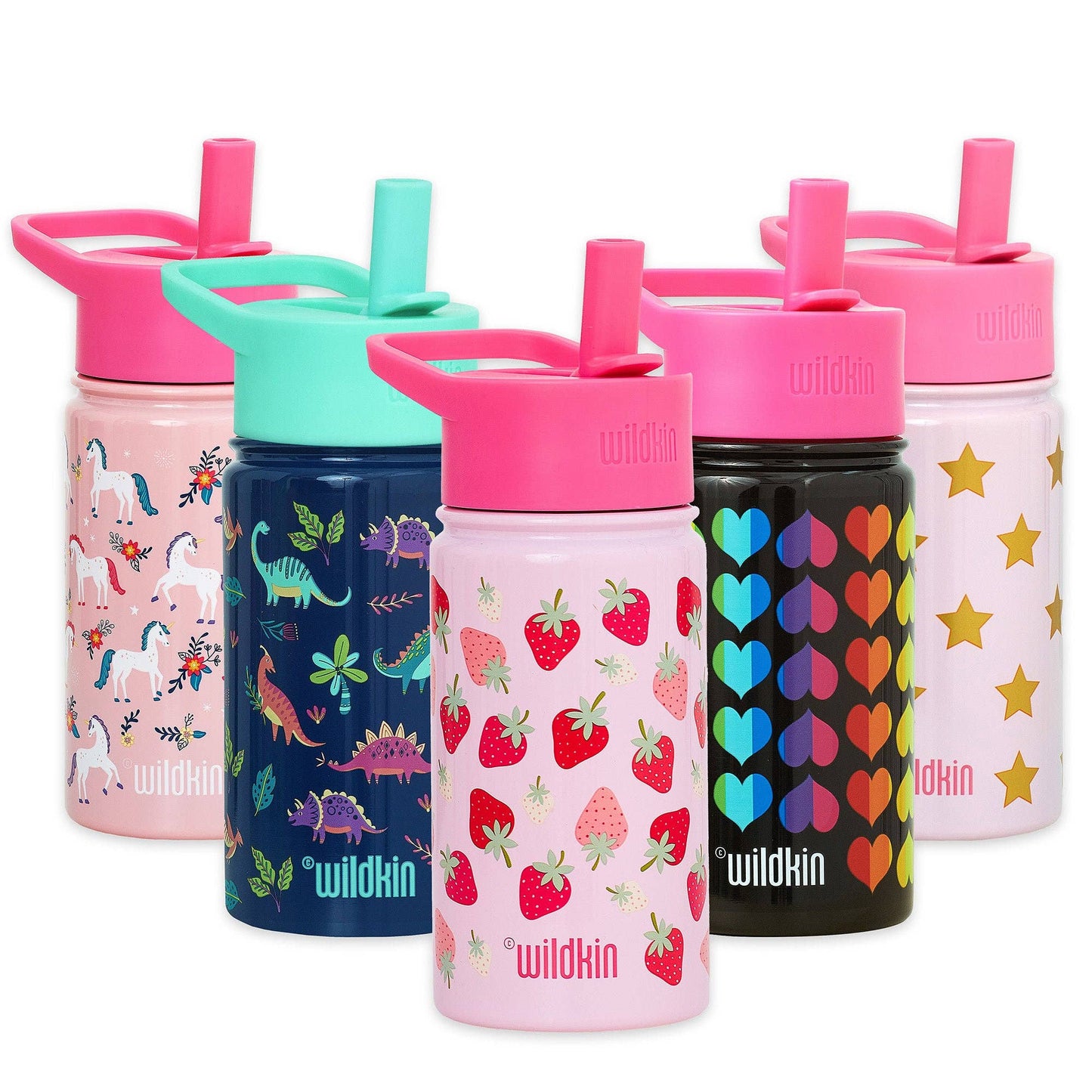 Strawberry Patch 14 oz Steel Bottle