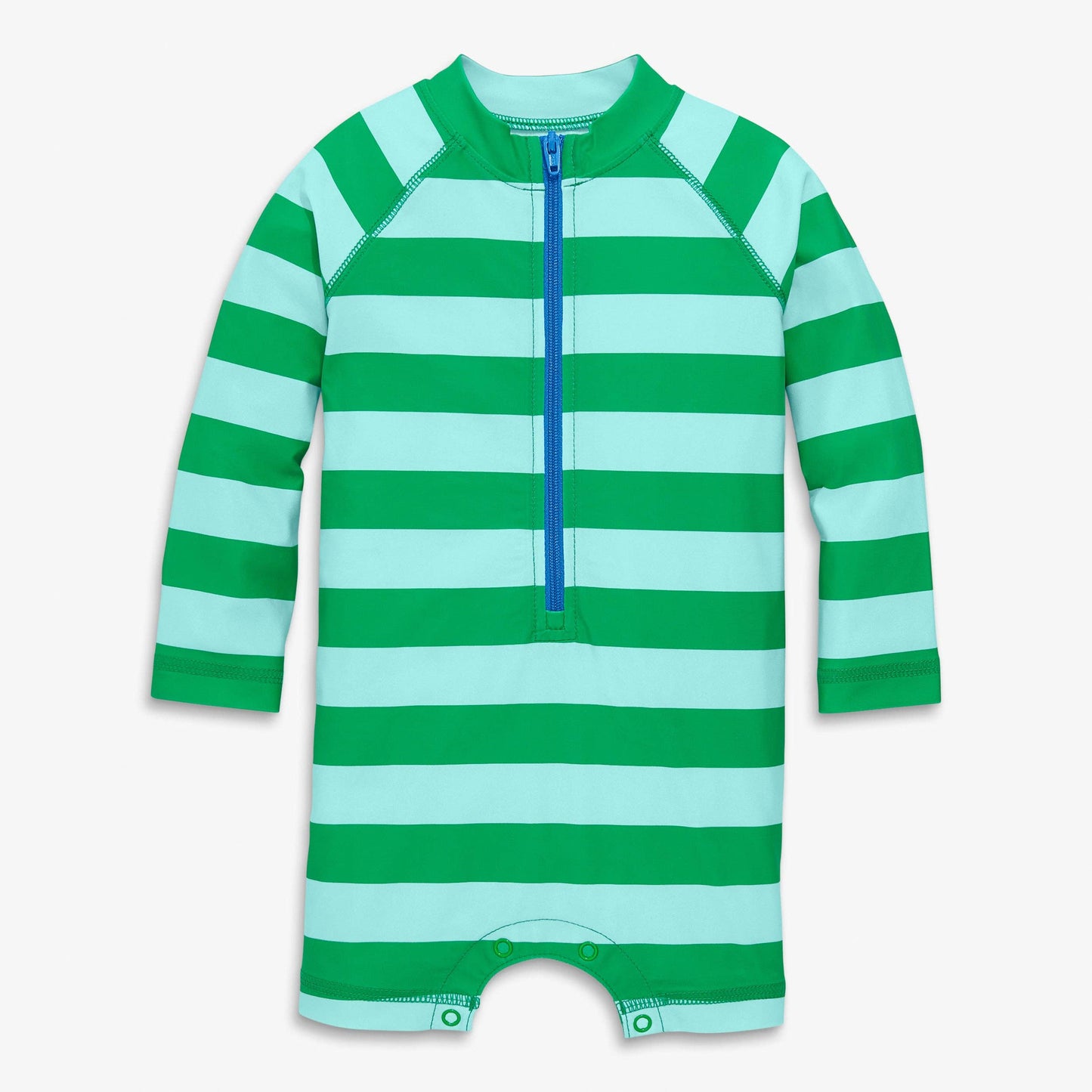 Baby One-Piece Rash Guard In Stripe