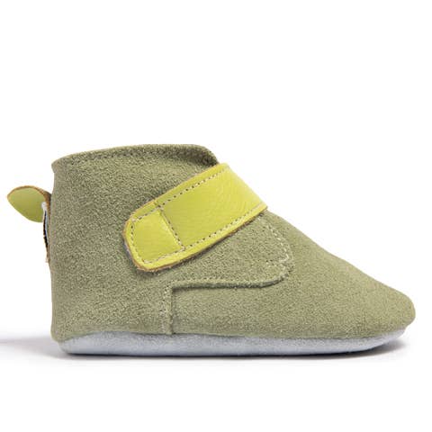 GREEN GOBLIN - SHOOSHOOS BABY SHOES LEATHER WINTER BOOTIE