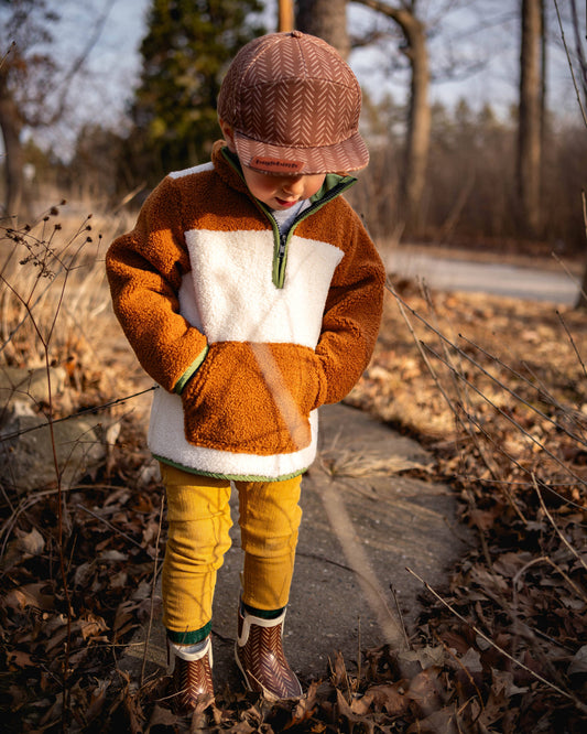 Preorder- Camel Sherpa Pullover