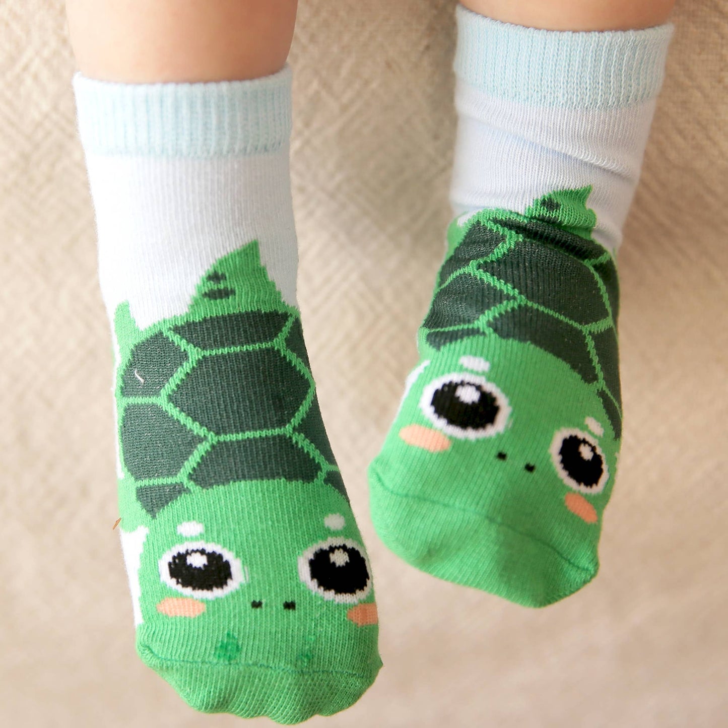 Turtle Zoo Baby Animal Socks-C