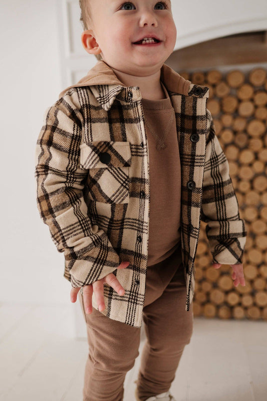 Hooded Shacket Baby/Kids Clothing Fall 2025