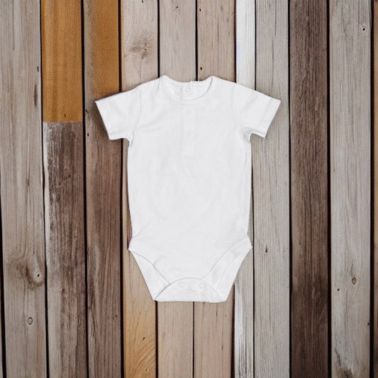 Basic Short Sleeve Baby Bodysuit Onesie  (Organic Cotton)
