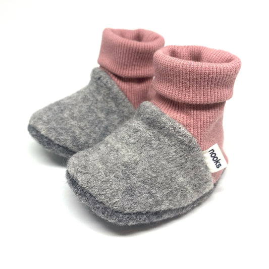 Upcycled Cashmere Pre-walker Booties