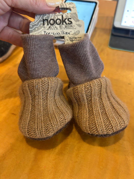 Upcycled Cashmere Pre-walker Booties