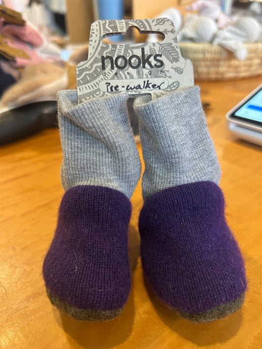 Upcycled Cashmere Pre-walker Booties