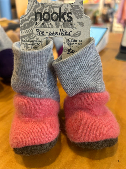 Upcycled Cashmere Pre-walker Booties