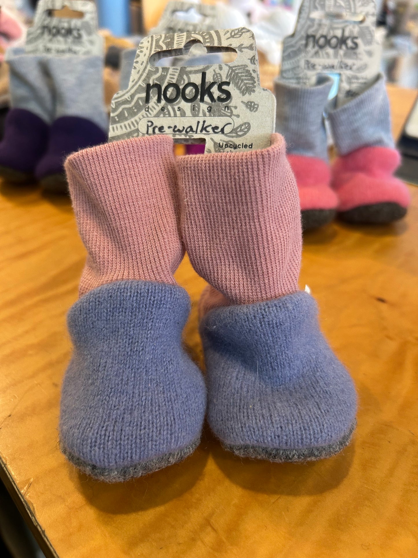 Upcycled Cashmere Pre-walker Booties