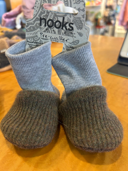 Upcycled Cashmere Pre-walker Booties