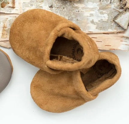 Loafer Baby and Toddler Shoes- Brown Suede