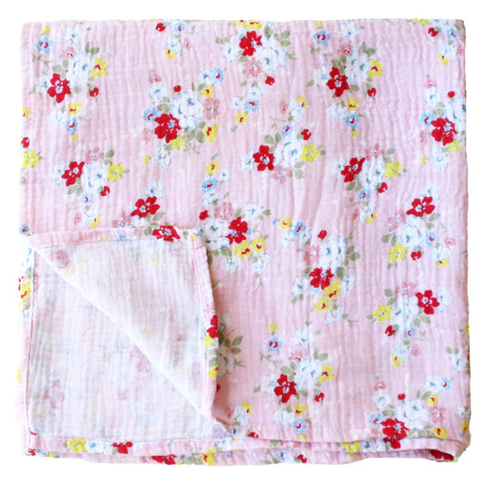 Muslin Swaddle Rose Garden