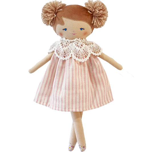 Aggie Doll Pink Stripe