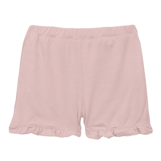 KicKee Pants Short Sleeve Crew Neck Tee + Ruffle Shorts| Rose Tie Dye