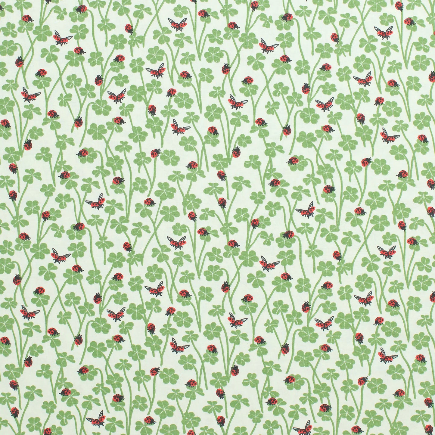Bubble Romper - Clover & Ladybugs Green