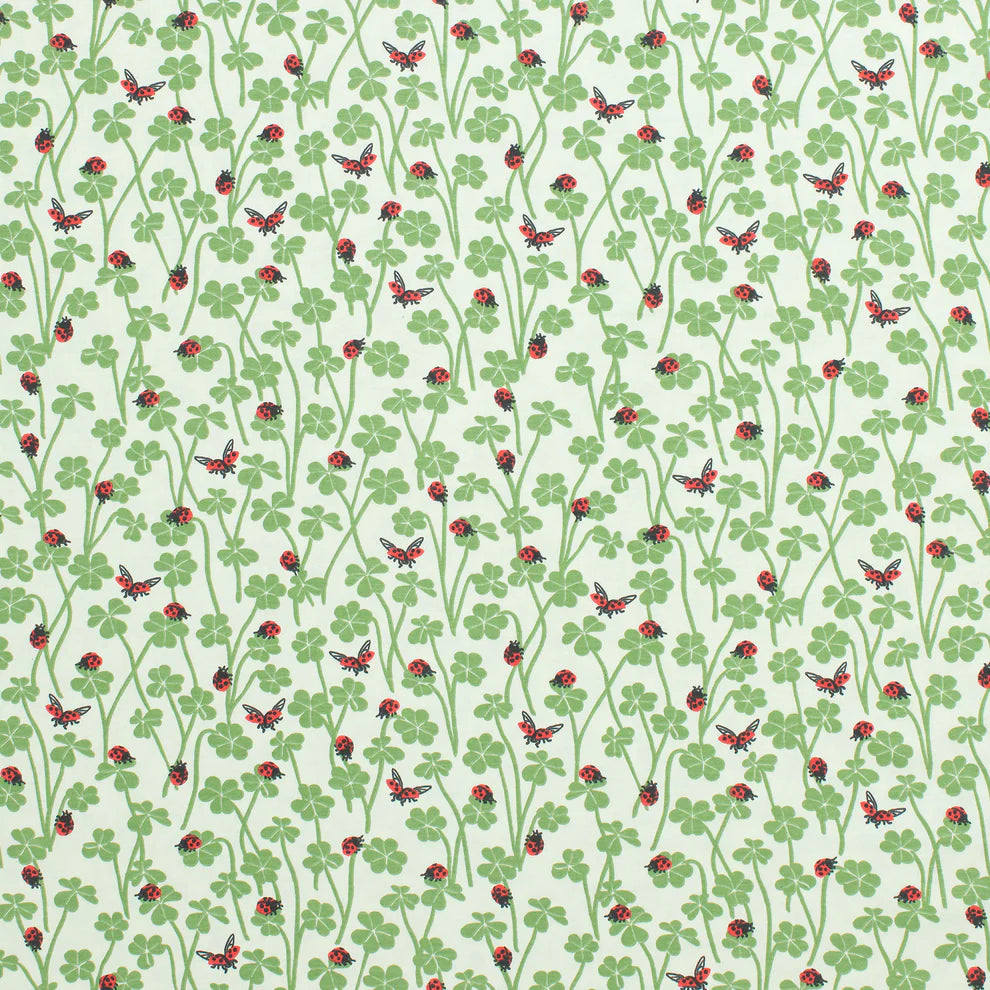 Alna Baby Dress - Clover & Ladybugs Green