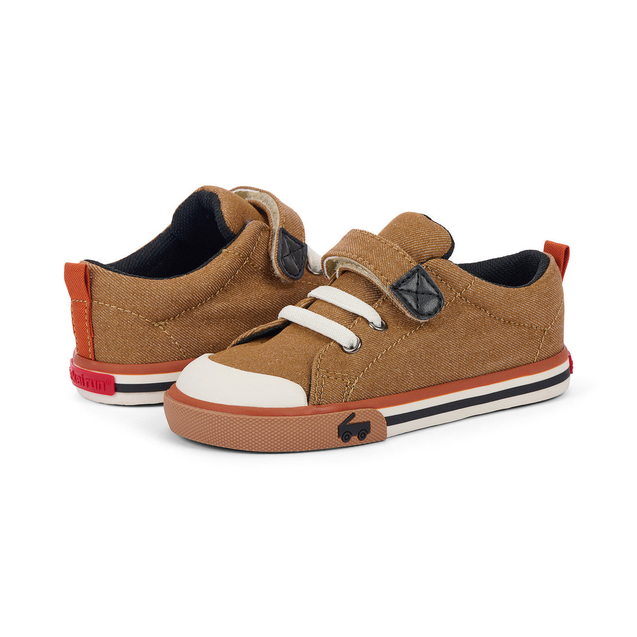 See Kai Run Sneaker | Stevie II | Brown Denim