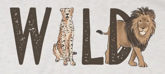 "WILD" Big Jungle Cat Tee Shirt