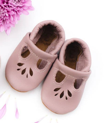 Rainey Janes Baby shoes - Dusty Rose