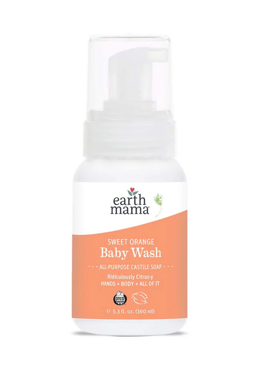 Earth Mama Organics Baby Wash | Sweet Orange