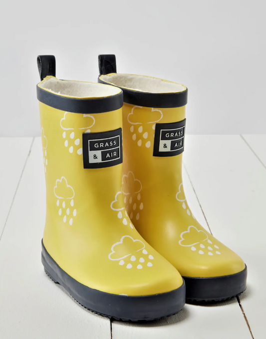 Color Changing Rubber Rain Boots | Yellow