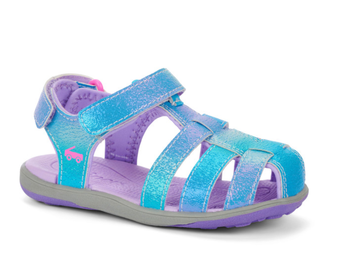 See Kai Run Paley II Sandal | Blue/Lavender