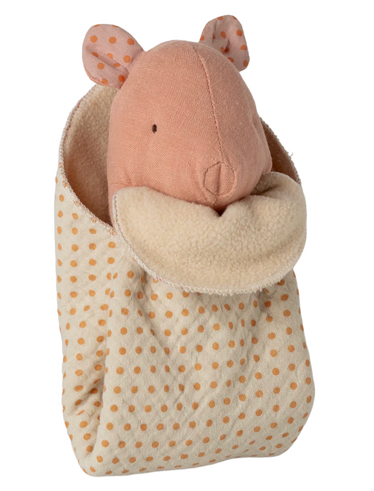 Maileg Lullaby Friends, Pig, Mini - Rose