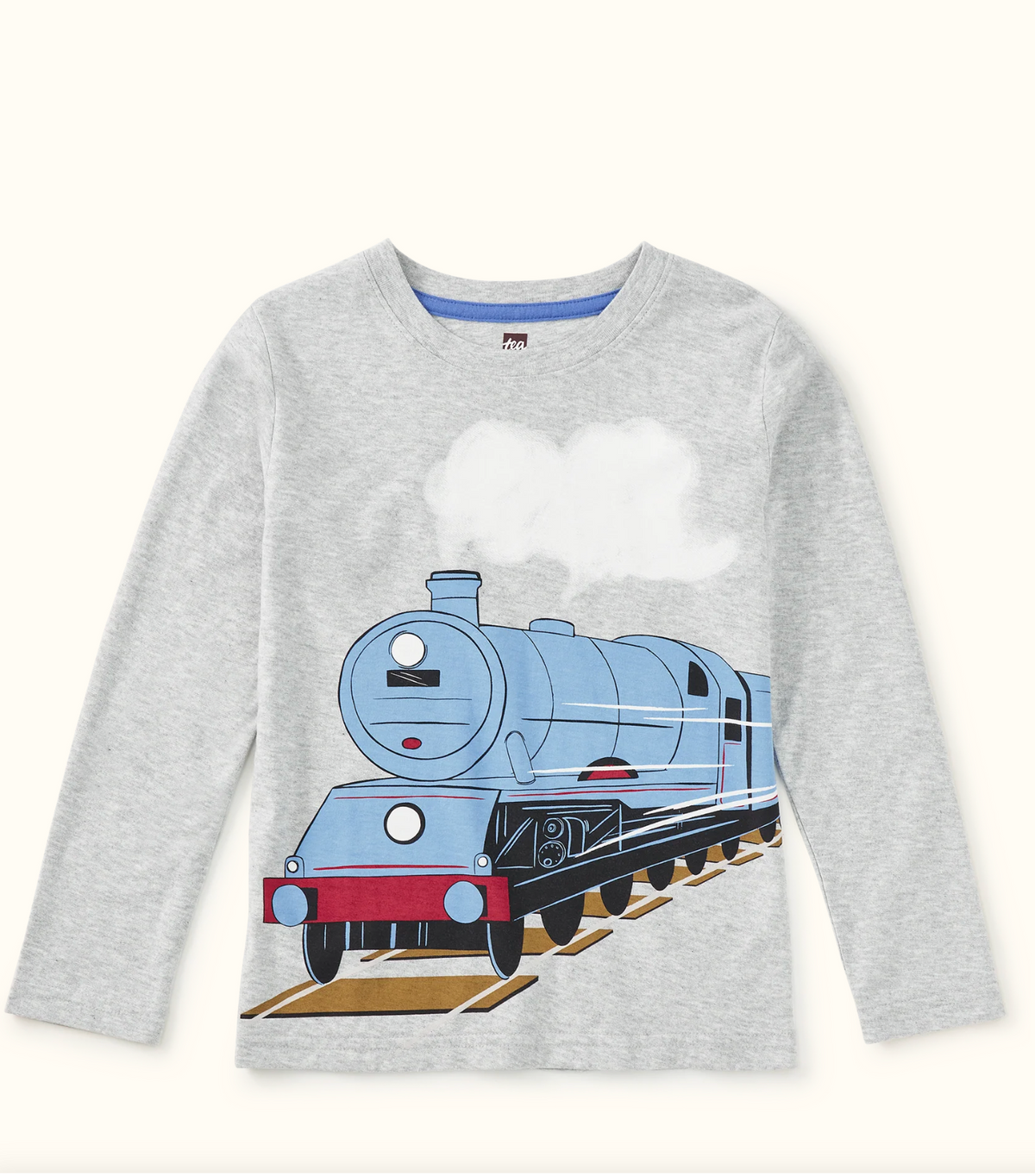 Tea - Graphic Tee - GREAT TRAILWAY MED HEATHER GREY