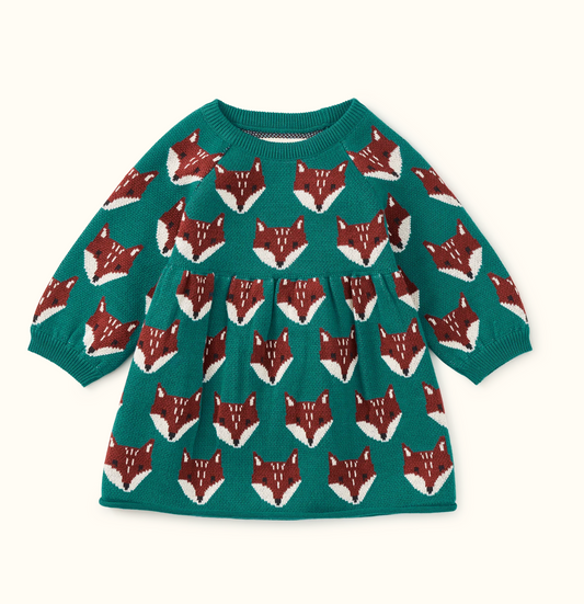 Family Fox Sweater Dress - FOXWOOD FAIR ISLE
