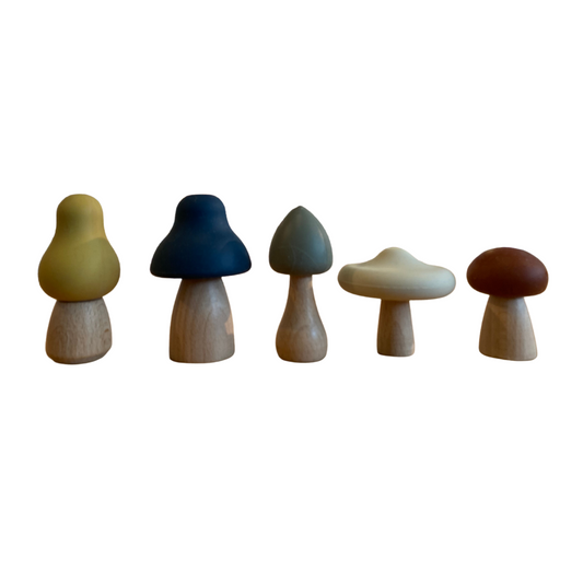 Silicone + Wood Mushroom