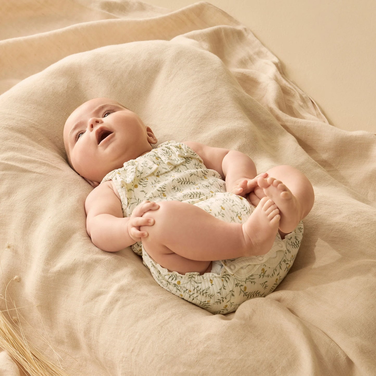 Lemon Leaf Organic Playsuit