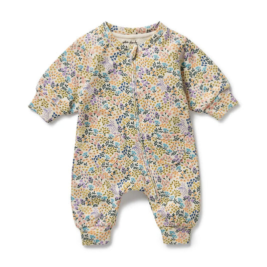 Tiny Bloom-Organic Terry Growsuit