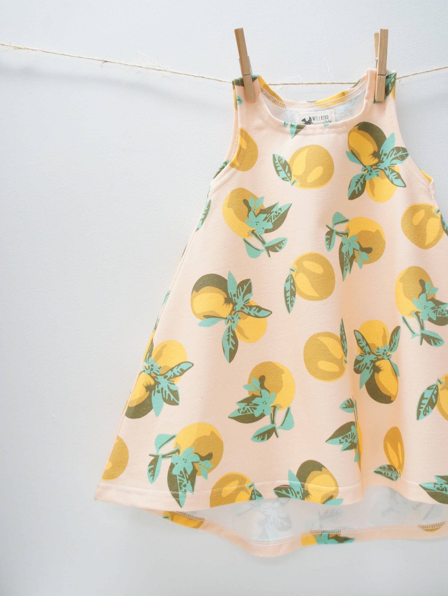 Dress- Baby/toddler/kids - Chickadee Swing Dress, Zesty Prin