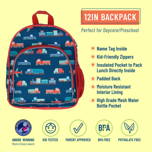 Transportation 12 Inch Backpack